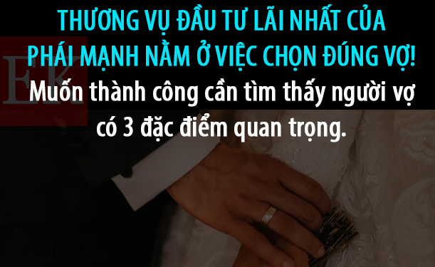 Khoản đầu tư lãi nhất trong cuộc đời người đàn ông là gì ?